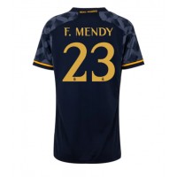 Real Madrid Ferland Mendy #23 Bortatröja Kvinnor 2023-24 Korta ärmar